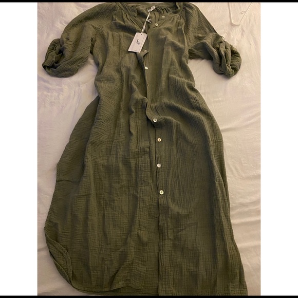 The Isla Oversized Shirt Dress - Picture 2 of 4